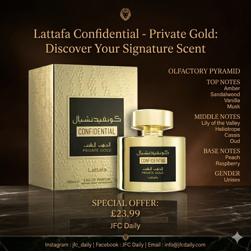 Lattafa Confidential Private Gold -JFC Daily