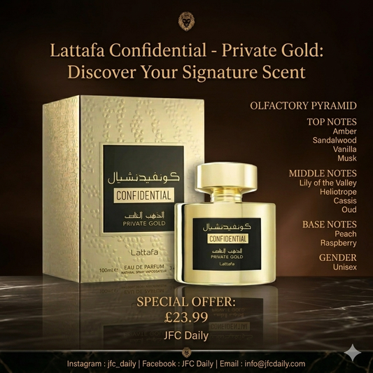 Lattafa Confidential Private Gold -JFC Daily