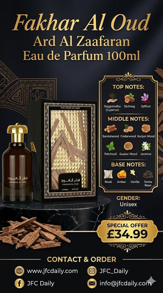 FAKHAR AL OUD - ARD AL ZAAFARAN EAU DE PARFUM 100ml